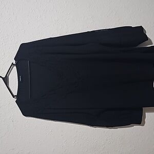 Torrid black sweater with mess detail